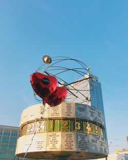 Low angle view of blue sky