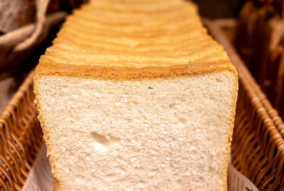 Close-up of bread for sale