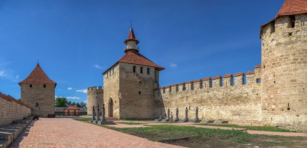 Fortress walls and towers of the tighina fortress in bender, transnistria or moldova, 