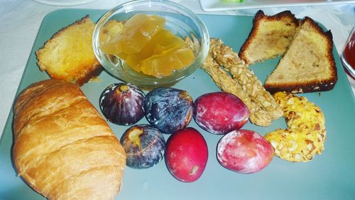 Close-up of food in plate