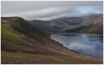 A view towards loch muick from the angus countryside