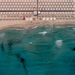 Aerial view of beach