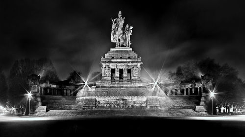 Fountain at night