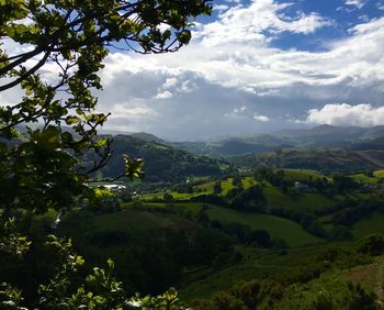Scenic view of landscape against sky