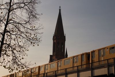 Low angle view of building against sky