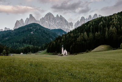 Scenic view of landscape against sky