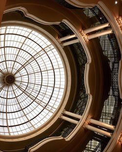 Low angle view of ceiling