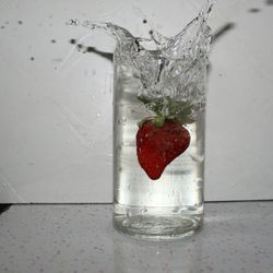 Close-up of drink in glass on table