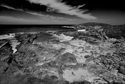 Idyllic view of sea against sky