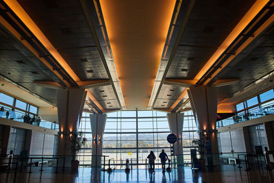 People waiting at airport