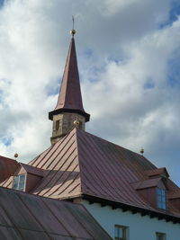 Low angle view of building against sky