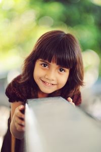Portrait of a smiling young woman