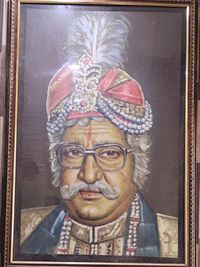 Portrait of man wearing mask