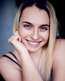 Portrait of young woman