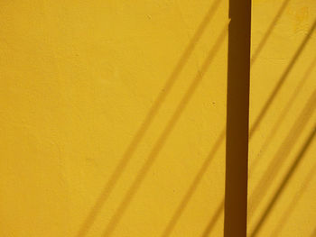 Full frame shot of yellow wall