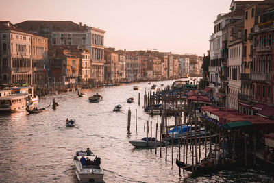 Boats in sea