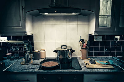 Interior of kitchen