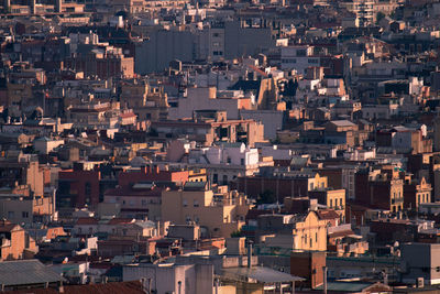 High angle view of townscape