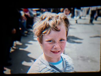 Portrait of smiling boy