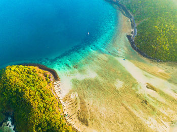 Aerial view of sea