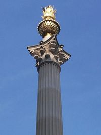 Low angle view of historical building against clear sky