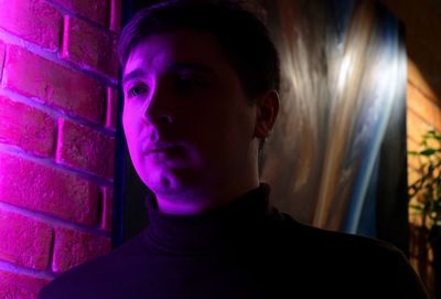 Portrait of young man