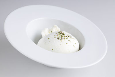 Close-up of dessert in plate