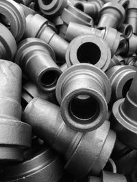 Full frame shot of pipes