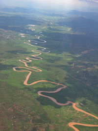 Aerial view of landscape