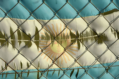 Close-up of chainlink fence