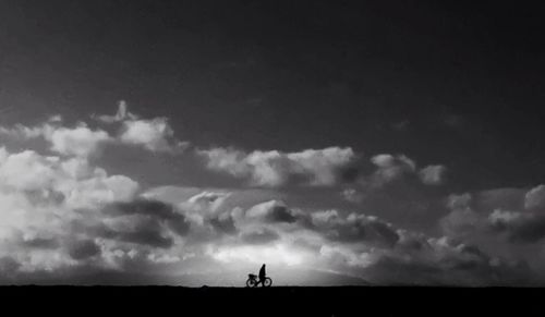 Scenic view of cloudy sky