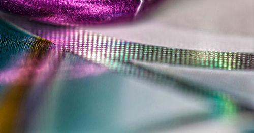 Full frame shot of multi colored metal