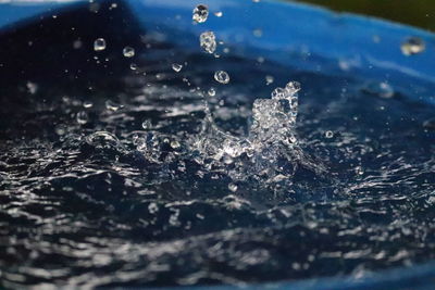 Close-up of ice crystals