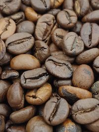 Full frame shot of coffee beans