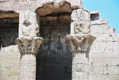 Sculpture of historic building