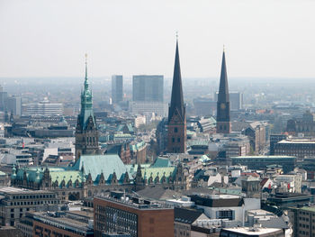 Cityscape against sky