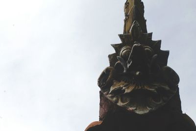 Low angle view of statue