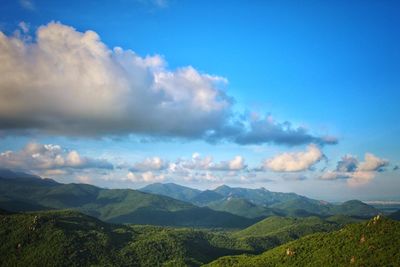 Scenic view of landscape against sky