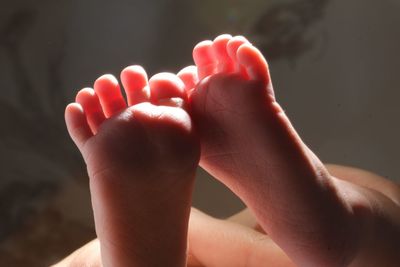 Low section of baby