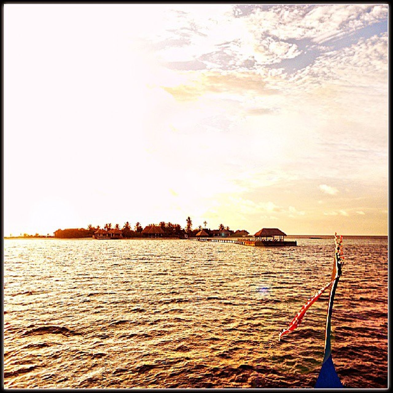 water, transfer print, sea, rippled, auto post production filter, waterfront, tranquility, tranquil scene, scenics, nature, beauty in nature, sky, sunset, idyllic, outdoors, no people, horizon over water, nautical vessel, calm, remote