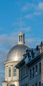 Low angle view of building against sky