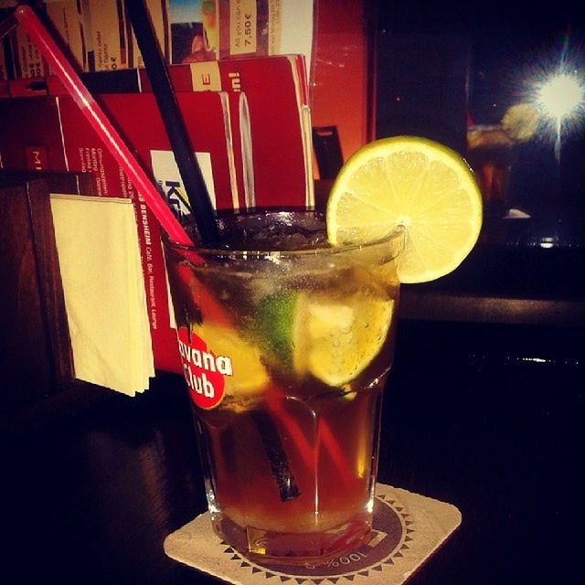 drink, food and drink, refreshment, drinking glass, table, alcohol, freshness, close-up, indoors, still life, glass - material, cocktail, drinking straw, frothy drink, beer - alcohol, illuminated, juice, transparent, focus on foreground, yellow