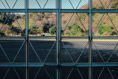 Full frame shot of chainlink fence