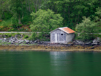 The boathouse