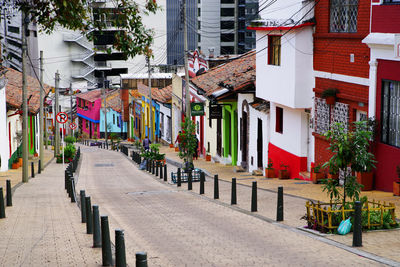 Street amidst buildings in city