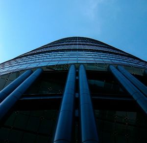 Low angle view of modern building