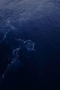 High angle view of sea