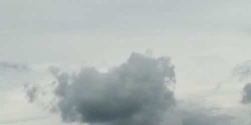 Low angle view of clouds in sky
