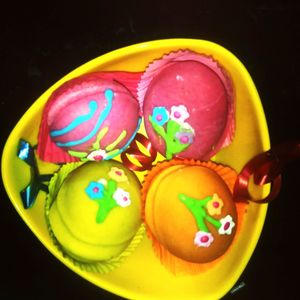 Close-up of colorful balloons