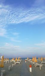 View of beach against sky